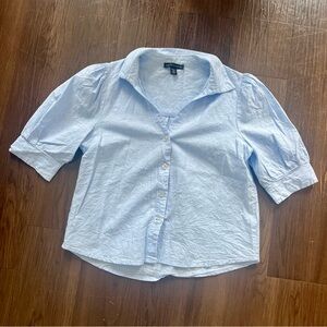Saks Fifth Avenue Linen Button Down Shirt
